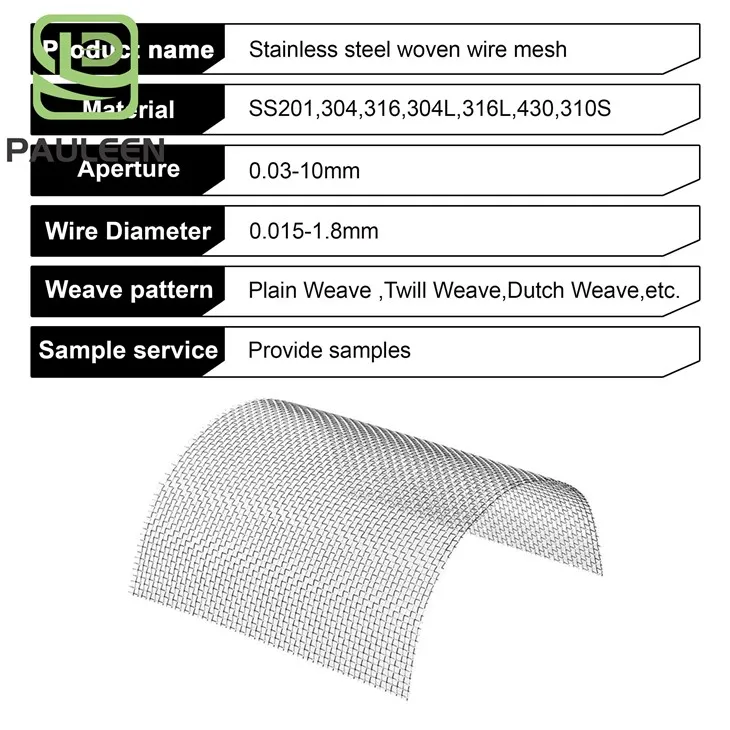 304 Stainless Steel Woven Wire Mesh suppliers