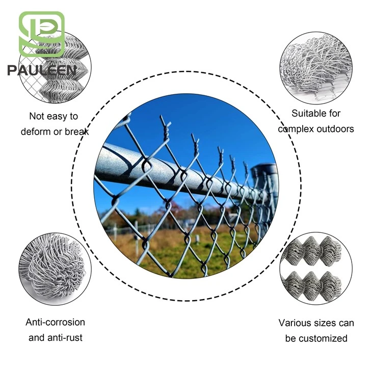 PVC Coated Galvanized Chain Link Fence factory PVC Coated Galvanized Chain Link Fence factory