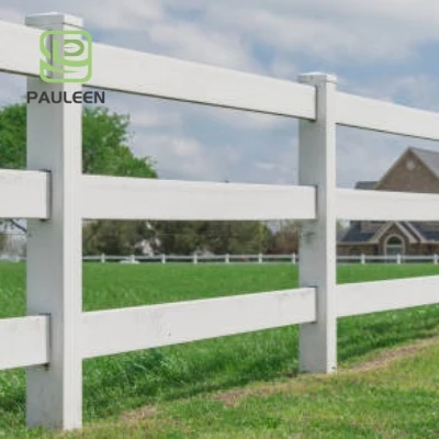 Application And Advantage Of PVC Horse Ranch Fence